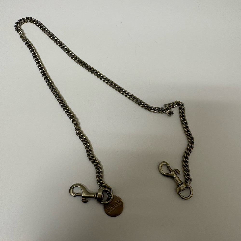 Clare V Chain shoulder strap